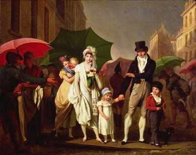 The Downpour by Louis Leopold Boilly
